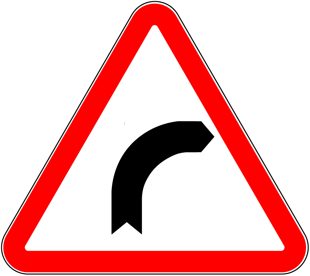 1.12.2 Curbă periculoasă.