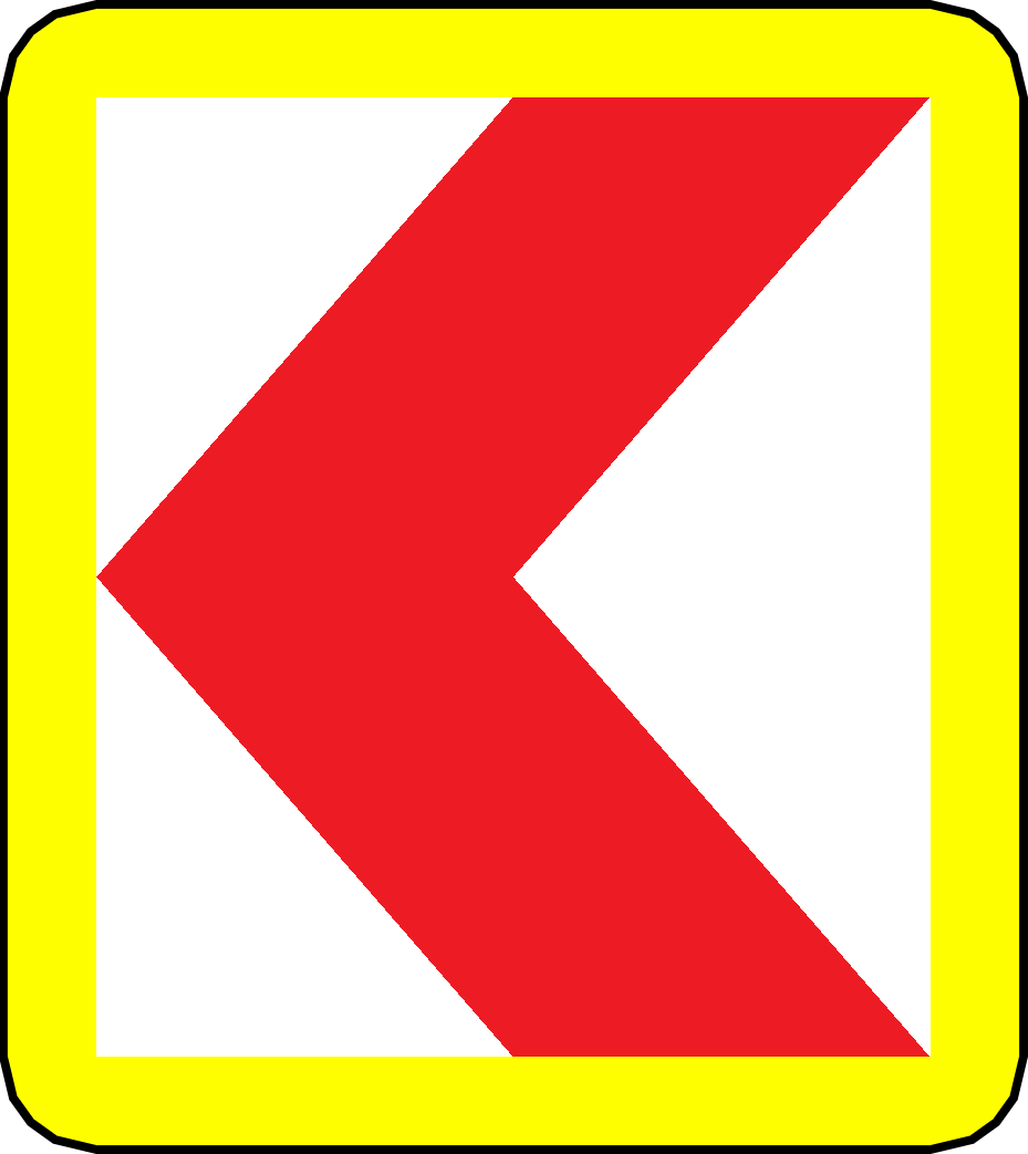 1.34.1 Curbă deosebit de periculoasă.