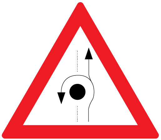  1.36 Punct de întoarcere a vehiculelor.