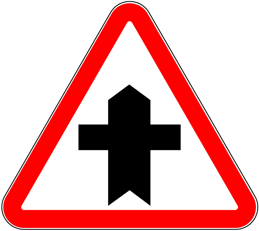 1.7.1 Intersecție cu un drum fără prioritate.