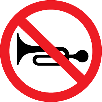  3.30 "Claxonat interzis"