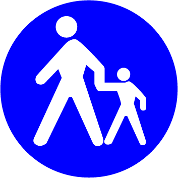 4.5.1 "Pistă pentru pietoni" – circulaţia este permisă numai pietonilor.